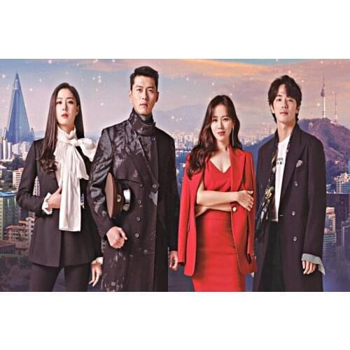 Custom Crash Landing On You High Art Silk Canvas Poster Print Movie Picture For Living Room Wall Decor Wall Art Posters Decor