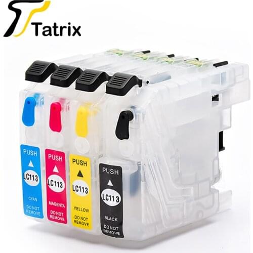 Tatrix LC113 Refillable Ink Cartridge For Brother MFC-J4510N/DCP-J4210N
