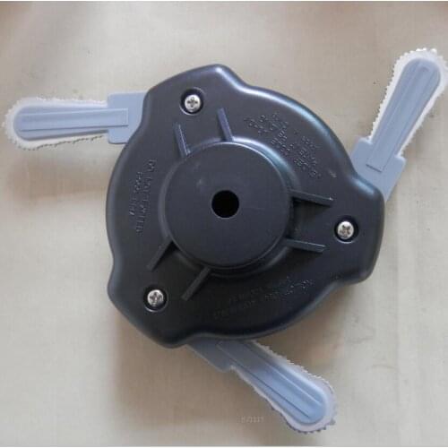 UNIVERSAL NYLON TRIMMER HEAD W/ 3 METAL PRE- BLADES FOR MOST STRIMMER BRUSHCUTTER PARTS