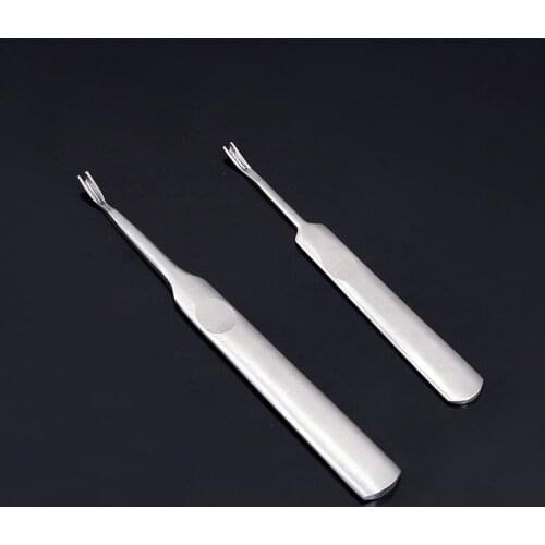 V Leathercraft Shaped Stitching Groover Skiving Edge Beveler DIY Craft Tool Keen for Leather Tool Kit Big Small Stainless Steel