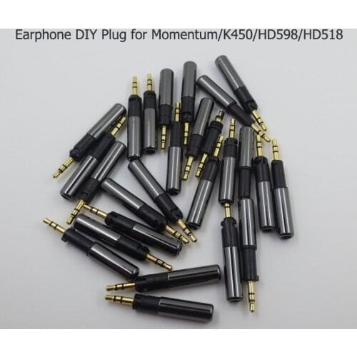 High Quality Headphone 2.5MM Jack Plug Pin Adapter for Sennheiser K450 hd598 hd518 on-ear DIY Plug