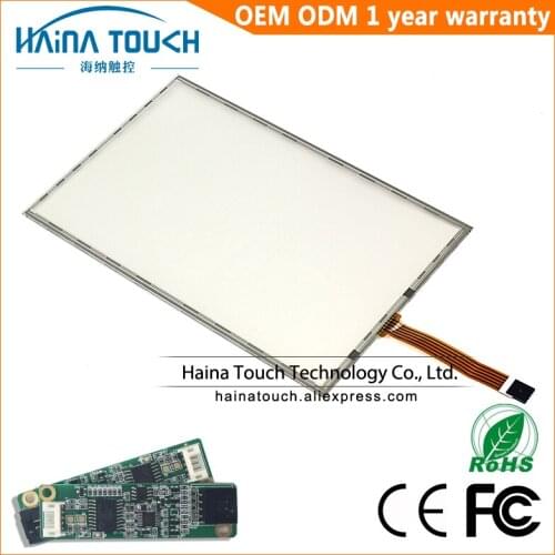 Win10 Compatible 5 wire 15.4 Resistive Touch Screen USB Touch Screen Kiosk with USB Controller