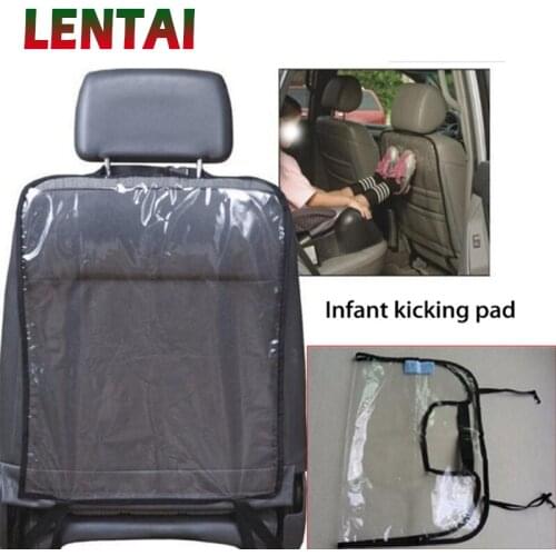 LENTAI 1PC Car Seat Back Children Anti Kick Mat Cover For Lada Toyota Corolla c-hr Avensis RAV4 Auris Honda Civic Accord Fit