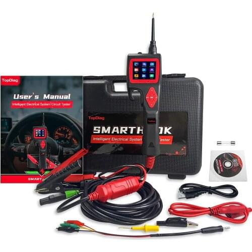 12V 24V 48V Power Probe Smart Hook Ultimate Circuit Tester Car Smart Tip Update Online Support Relay Diode Elec Circuit Analyze