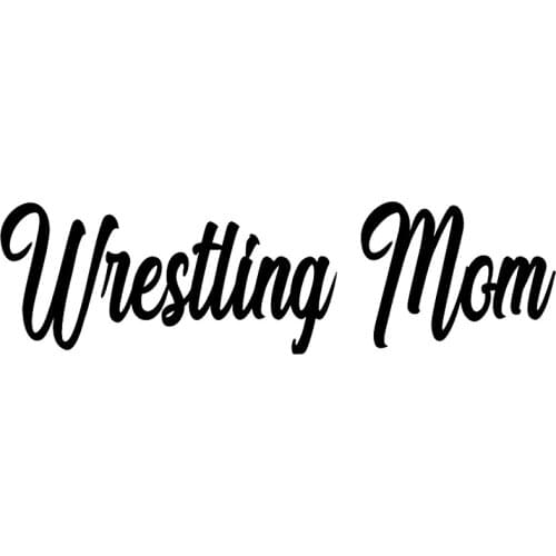 13.3*3.7cm Wrestling Mom Literary stickers Motorcycle SUVs Bumper Car Window Laptop Decor Decals Car Stylings Car Sticker