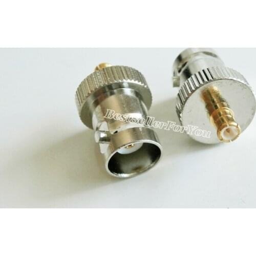 1X BNC Female Jack to MCX Male Plug Straight RF Connector Adapter GPS antenna TV
