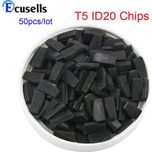 50 PCS, T5 ID20 Carbon Auto Transponder Chip Ceramic Car Chip Blank Key Chip