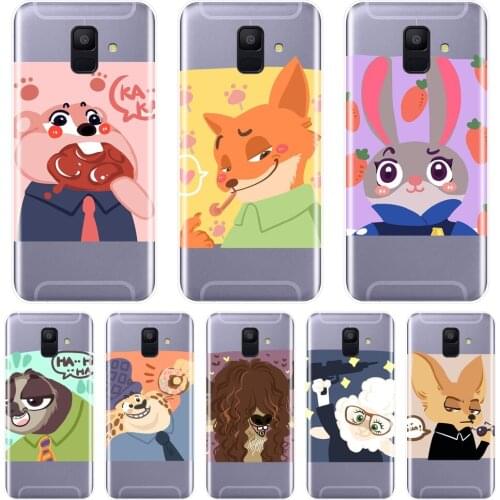 For Samsung Galaxy A6 A7 A8 2018 A3 A5 2016 2017 Phone Case Silicone Rabbit Anime Back Cover For Samsung Galaxy A6 A8 Plus 2018