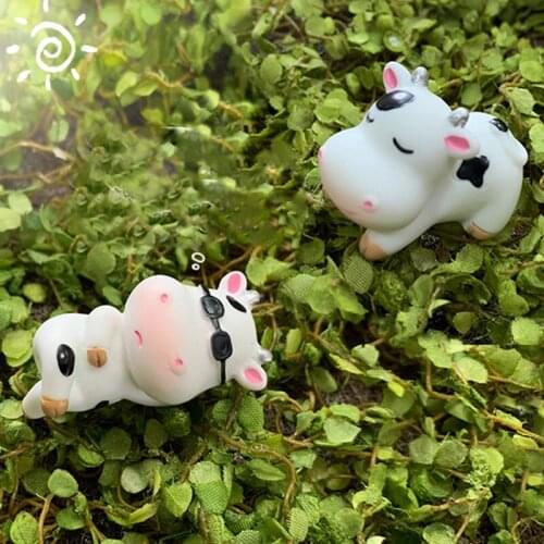 Year Of The Ox DIY Mini Miniature Fairy Garden Ornament Decor Pot Craft Home Decoration