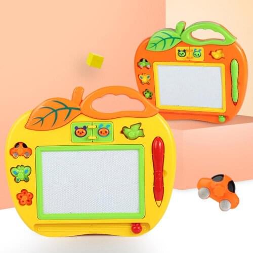 Kds Children Cartoon Magnetic Painting Board Doodle Writing Pad Kids Education Toy Erasable