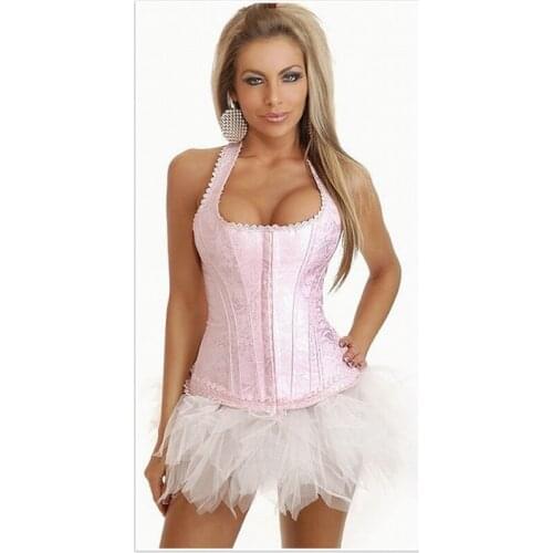 Hot Tight zipper vest Corsets High Quality women European Court Style Sexy Bustier retro satin waist body sculpting size S-XXL
