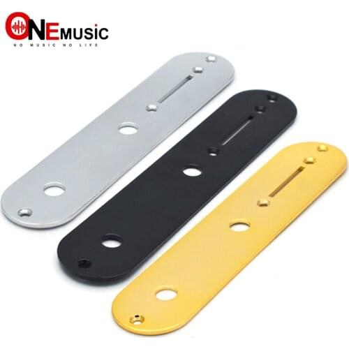 Metal Switch Control Plate for Electric Guitar Guitar Pot Wiring Cover Chrome Black & Gold for Choose