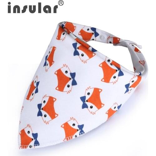 Fashion Baby bandage Bibs Cotton Animals Baby Feeding Cloth Cartoon Baby Scarf Newborn bandage Children Burp Cloth Baby Towels