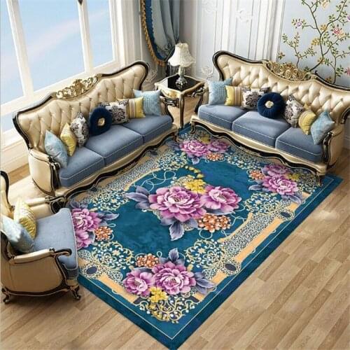 Fresh Flowers Fashion Soft Flannel Lion 3D Printed Rugs Mat Rugs Anti-slip Large Rug Carpet Home Decoration 02