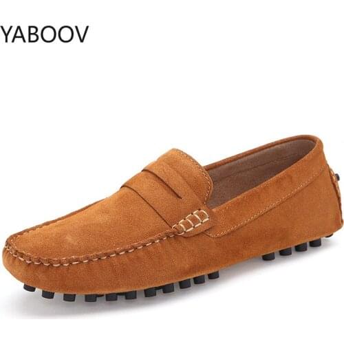 Mens Driving Penny Dress Loafers Zapatos De Hombre Real Leather Driver Moccasins Slip on Shoes for Men