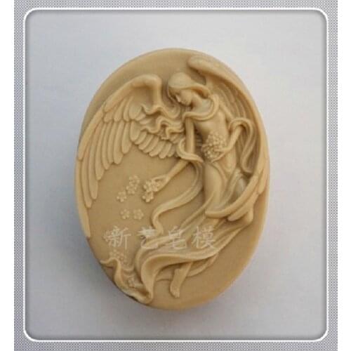 New dancing angel soap mold cake tools silicone mold free shipping