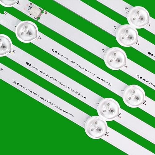 New original) Kit 12 PCS LED backlight strip for LG 47LN 47LA620S 47LN5400 6916L-1174A 6916L-1175A 6916L-1176A 6916L-1177A