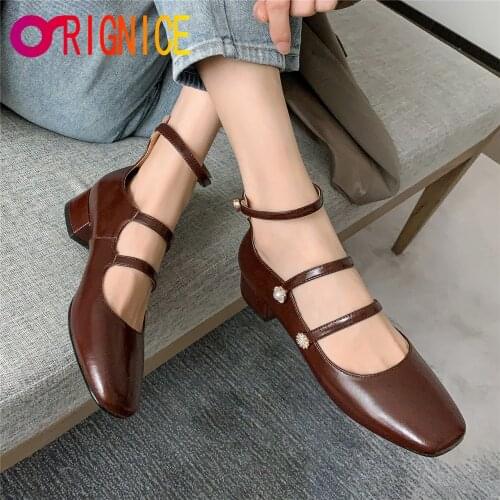 Женские туфли Мэри Джейн Orignice China At AliExpress