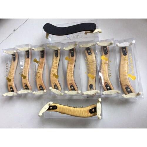 Violin shoulder rest new nice top grade maple wood adjustable 3/4 to 4/4 violin parts