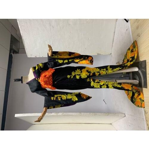 Final fantasy 7 remake madam m cosplay costume FF7 remake madam m kimono cosplay dress custom made plus size