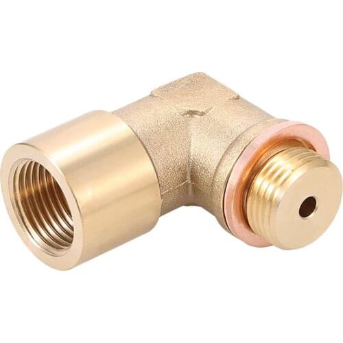 Angle 90° Lambda O2 Oxygen Sensor Extender Spacer For Decat Hydrogen