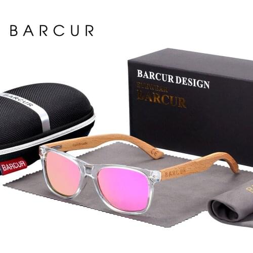 BARCUR Children Sunglasses Polarized Wood Sun Glasses Boy Girls UV400 Eyewear Oculos Gafas De Sol