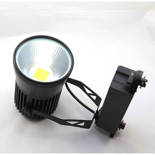 Modern Indoor Track Lighting 30W COB LED Track Spotlight Rail Lamps Dimmable 110V 220V 2 Wires For Home Cloth Shop Stores 6pcs