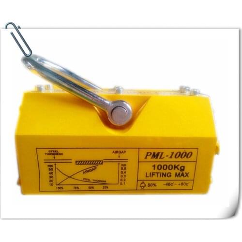 1000 KG Steel Magnetic Lifter Heavy Duty Crane Hoist Lifting Magnet 2200lb