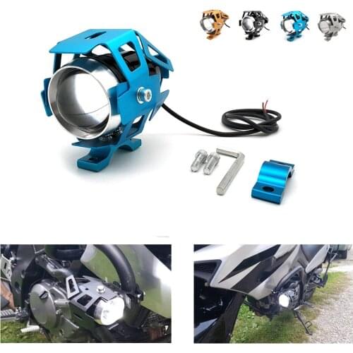 Universal Motorcycle Motorbike Headlights Bulbs Lamp U5 LED Spotlight Flash 12V Fit For Honda CB R900RR R250R XADV 750 VFR 1200