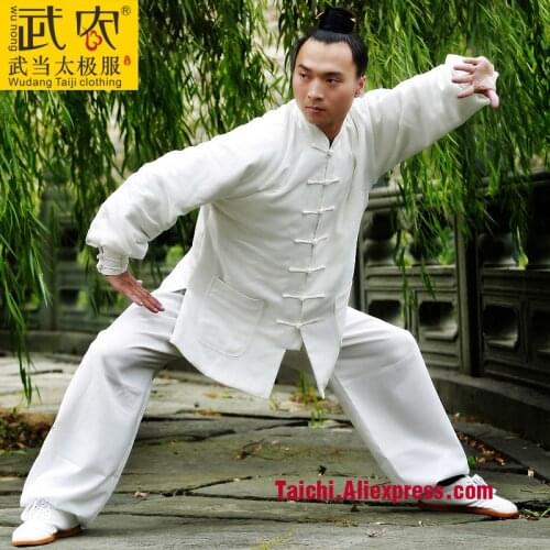Wu Nong Wudang Tai chi clothing with warm winter cotton cotton exercise Wushu Taijiquan clothing for men and women