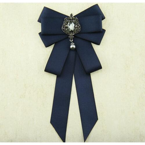 Elegant 2020 Men Women Shirt Ribbon Bow Tie Cravat Personality Groom Wedding Party Crystal Necktie Gift Rhinestone Ribbon Bowtie