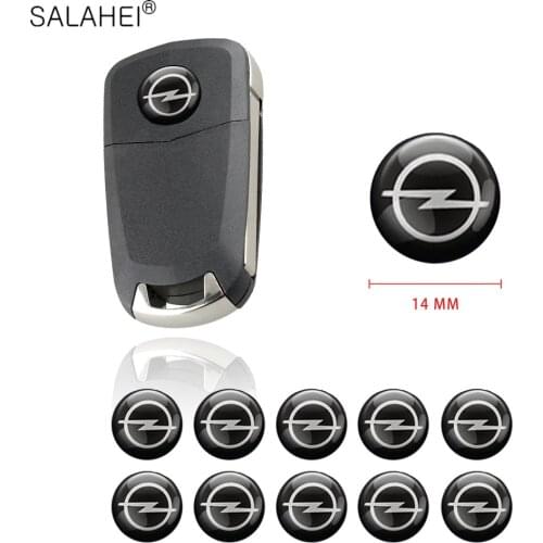 10Pcs/set Car Accessories Car Remote Key Emblem Logo Sticker For Opel Astra J Corsa D K Vectra Bvectra B Insignia Vivaro Styling