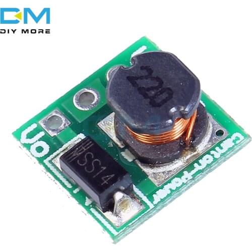 150khz DC DC 1.8V 2.5V 3V 3.3V 3.7V To 5V Voltage Boost Converter Board Module Regulator 18650 Li-on Batery Step Up Power Supply