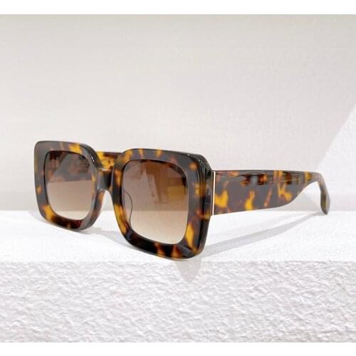 Acetate square sunglasses women fashion mens sunglasses tortoise frame