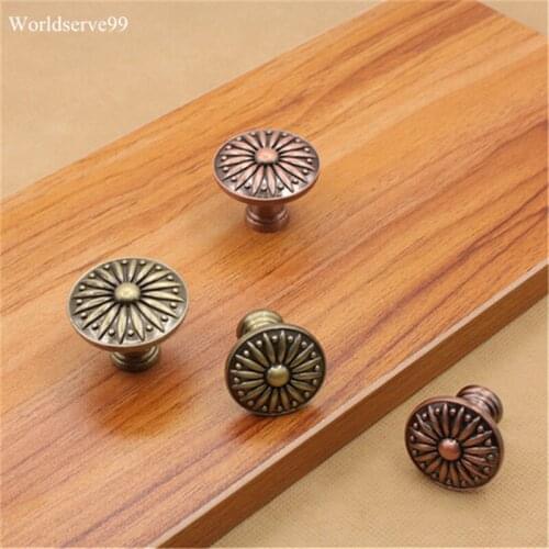 Antique Bronze Zinc Alloy Kitchen Bar Cupboard Door Cabinet Knob Single Hole Drawer Furniture Wardrobe Pull Handles