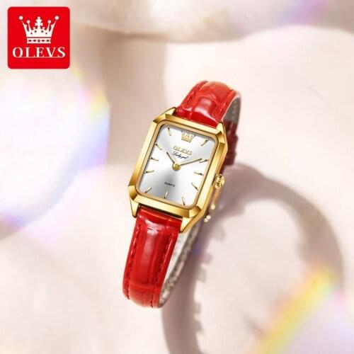 Watch square small gold watch quartz watch waterproof ladies watch women