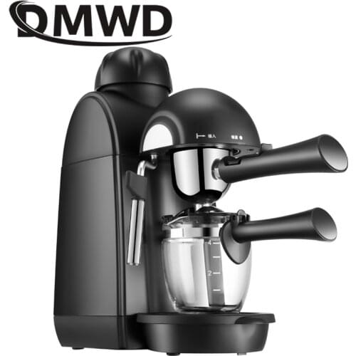 DMWD High Pressure Steam Fancy Italian Coffee Machine Mocha Latte Milk Frother Foamer Bubble Cappuccino Espresso Coffee Maker EU