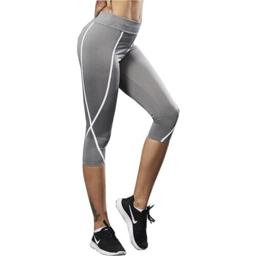 High Elastic Fitness Sporte Leggings Tights Slim Running Sportswear Sports Pants Women Yogi Pants Quick Drying Training Trousers