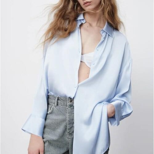 ICCLEK Satin Blouses