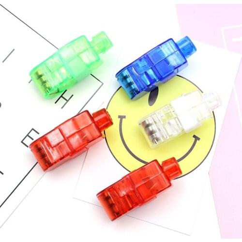 Red person finger lamp color glowing ring flashing new year party birthday gift toy lamp LED finger lamp color finger lamp toy