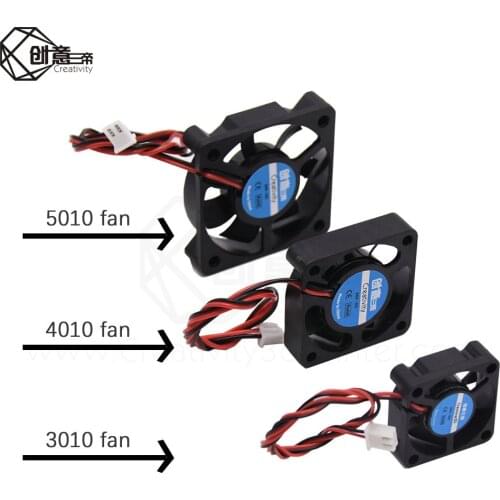 1pcs DC 5V/12V/24V Computer CPU Cooler Mini Cooling Fan 40MM 40x40x10mm/50x50x10mm Small Exhaust Fan for ender 3 CR10 3D Printer