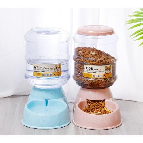 Dog Bowls for Dogs Accessoires Storage Food Bowl Accessories Automatic Feeder Dog Supplies Goods for Animals Bowls and Drinkers
