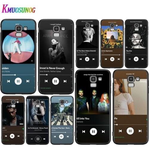 Android music player For Samsung Galaxy j2 3 4 5 6 7 8 730 530 330 2016/2017/2018Star Plus Prime Core Duo Black soft Phone Case