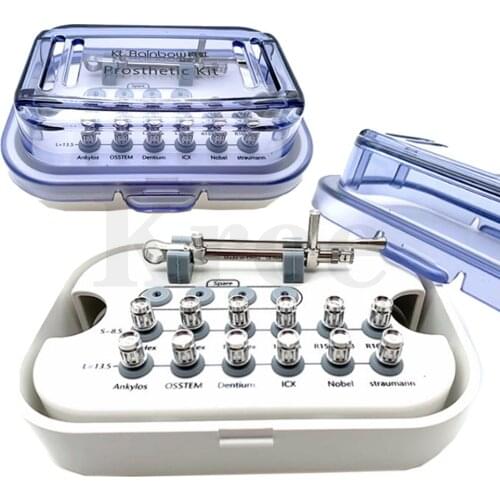 Dental Implant Screwdriver Universal Restoration Tools Kit Repair Torque Wrench 12 Pcs Mini Screw Drivers
