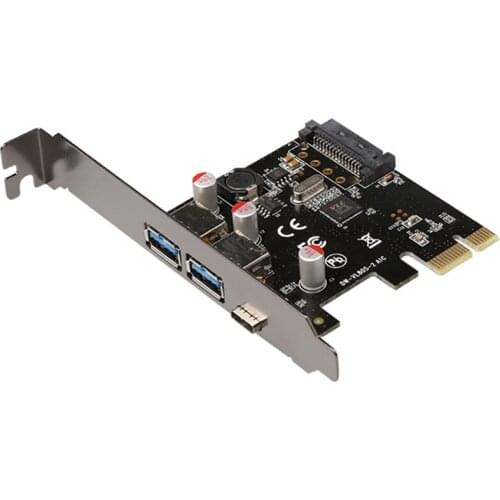 USB3.0 PCI Express Expansion Card Type-C Port Gigabit Network Rj45 Expansion for Mac Windows Linux