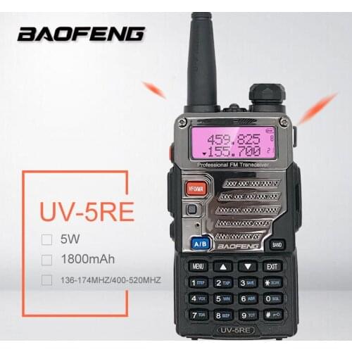 Baofeng UV-5RE Walkie Talkie VHF UHF Ham CB Radio Amador HF Transceiver Scanner Radio Station PMR446 Updated UV-5R Woki Toki VOX