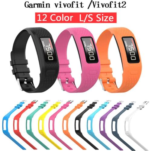 S/L Silicone Watchband For Garmin Vivofit 1 / Vivofit 2 TPU Smart Watch Wristband Sport Waterproof for Garmin vivofit1 Vivofit2