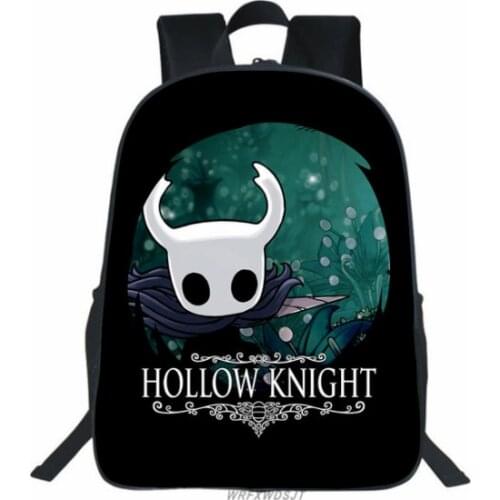 3D Printed Hollow Knight Backpack Wome Men Bookbag 16inch Backpacks for School Girls Boys Schoolbag