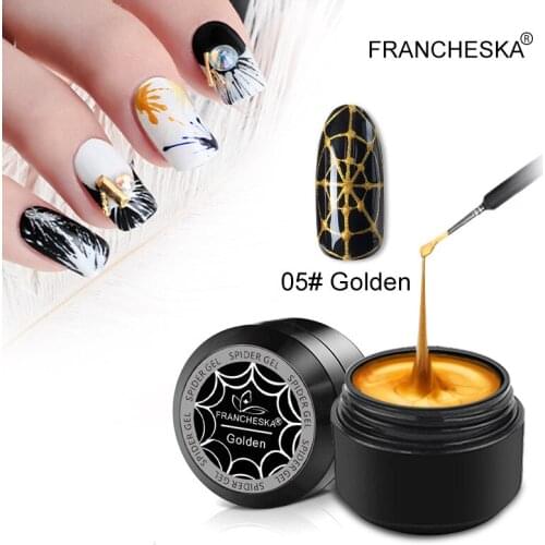 Nail Art Super Elastic Spider Glue DIY Nail Design Drawing Drawing Brushed Glue Painted Glue Nail Polish Quick-drying TSLM1
