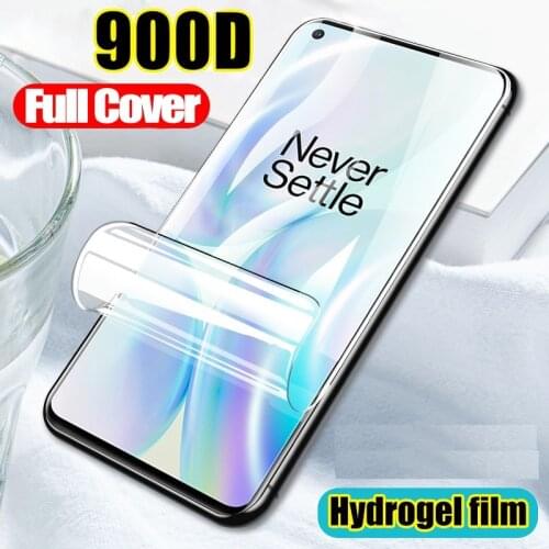 Clear Screen Protector For Oneplus 8 Pro 8T Protective Film On 7T 6T 6 7 Pro Full Cover Front Hydrogel Film Not Glass